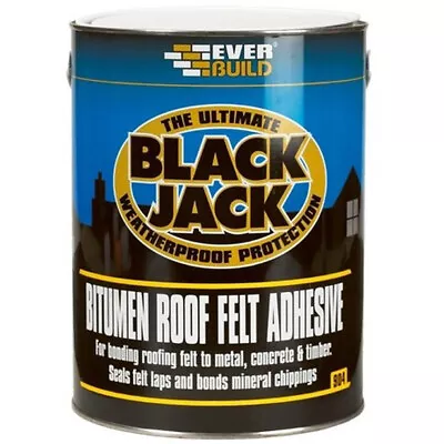 £18.45 • Buy Bitumen Felt Roof Adhesive Seals Bonds Metal Concrete Wood Chippings Felt Laps