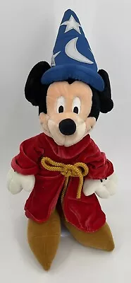 Disney Store Genuine Sorcerer Mickey Mouse Stuffed Plush 22  • $7.49