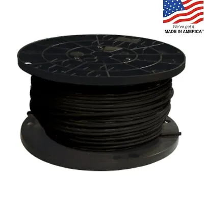 1000 Ft. Roll Of 8 AWG Stranded Copper THHN Wire (Black) • $459.98