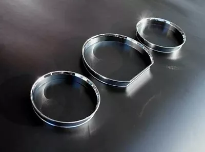 Chrome Instruments Speedometer Rings Speedometer Rings Speedometer Rings For Mercedes Benz E W124 W126 • $26.89