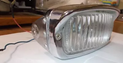 Vintage Motorcycle Rectangle Headlight In (Nice Condition)               (EB/RM) • $100
