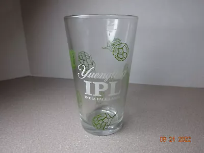 Yuengling IPL India Pale Lager 16oz Clear Beer Glass Brewery In Pottsville PA • $7.99