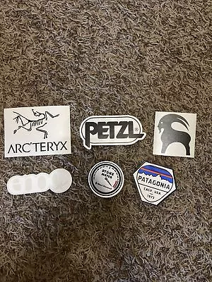 6B Outdoor Stickers Arc Teryx Eno Black Diamond Petzl • $14