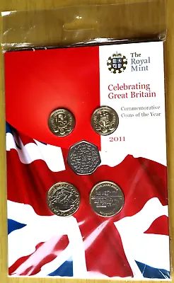 2011 UK Royal Mint Celebrating Great Britain Coin Year Set In Sealed Pack • £127.50