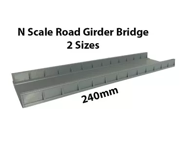 N Scale Road Bridge 2 Sizes To Choose  Road Over Bridge N Scale Model Railway • £7.49