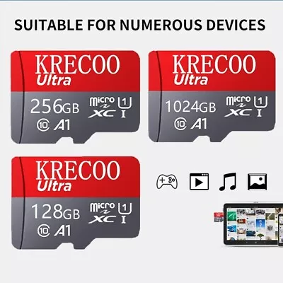 Micro SD Memory Card 64GB 128GB 256GB 1024GB Class 10 TF SD Card Wholesale Lot • $1.69