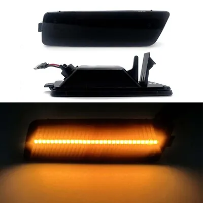 Smoked Lens Amber LED Front Side Marker Light For 06-09 Volkswagen MK5 Golf/GTI  • $22.49