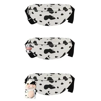 £5.62 • Buy Women Cow Print Waist Fanny Pack Belt Pouch Travel Hip Bum Shoulder Bag Purse