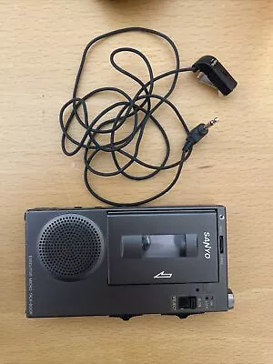 Sanyo TRC- 6100  Micro Cassette Recorder Untested • £10