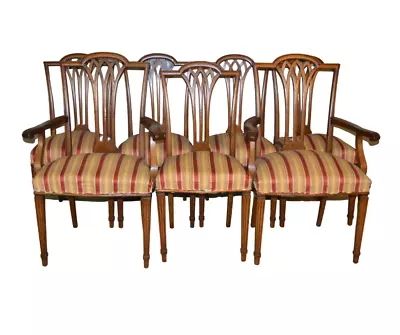 Antique Dining Room Chairs Set Of Seven Victorian Dining Chairs #21536 • $1650