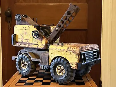 Vintage Mighty Tonka Metal Truck Construction Crane Toy • $19.99