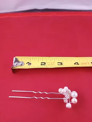 Vtg Hair Comb Pick Faux Pearls *171-C • $9