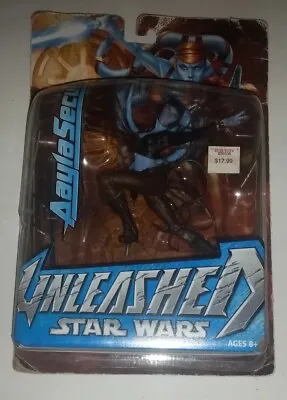 Rare NIP Star Wars Unleashed Aayla Secura Figure Habsro 2004 Twi'lek Jedi • $33.50