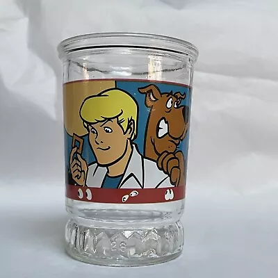 Vintage Welch’s Jelly Jar Juice Glass-Scooby Doo & Fred-BAMA #4 Of 6 Collectible • $9