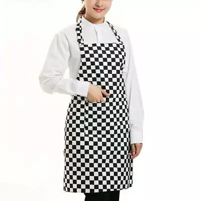 Unisex Adult Apron Men's Women's Cooking Baking Kitchen BBQ Catering Chef Plain • £6.95