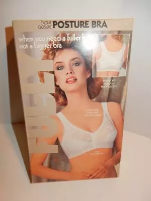 Vintage 40 Dd (e) Nos Exquisite Form Ful-ly Posture Bra P565 White Mib In Box • $19.50