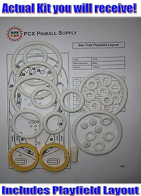 1979 Bally Star Trek Pinball Machine Rubber Ring Kit • $26.45