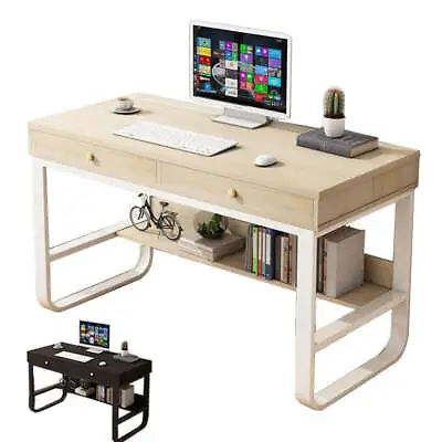 $119.99 • Buy Foret Computer Desk Study Home Office Table Student Drawer Workstation Storage