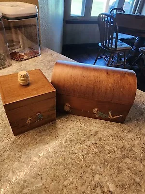 Vintage Disney Classic Winnie The Pooh Charpente Wooden Box • $16.50