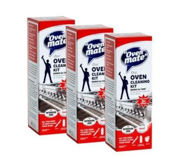 £19.99 • Buy Oven Mate Cooker Grill Hob Deep Clean Cleaning Paint Gel Brush Gloves Kit 3 Sets