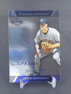 2007 Topps Co-Signers #31 Justin Morneau Michael Cuddyer Blue 89/150 • $4.99