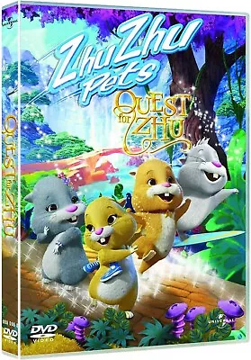 ZHU ZHU PETS - QUEST FOR ZHU DVD KIDS CHILDRENS MOVIE FILM Brand New UK Sealed • £7.99