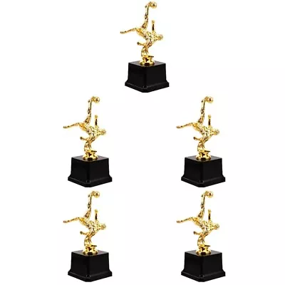 5pcs Soccer Athlete Trophy Soccer Athlete Trophy Desktop Decor Exquisite • £46.95