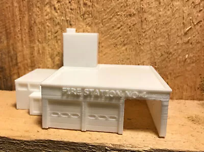 N Scale Fire Station 3d Printed Made In Usa  • $15