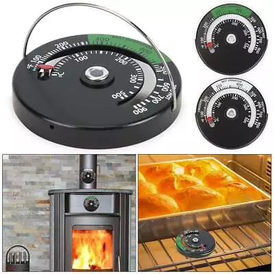 Magnetic Wood Stove Pipe Fire Place Heat Temperature Gauge Thermometer Tester • $6.83
