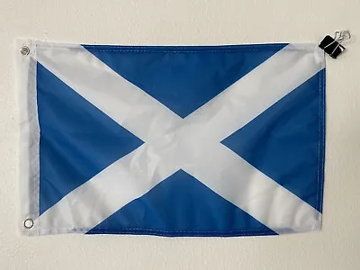 $7.73 • Buy 12  X18   Scottish Flag Scotland Banner Polyester 12x18  Country Flags B2