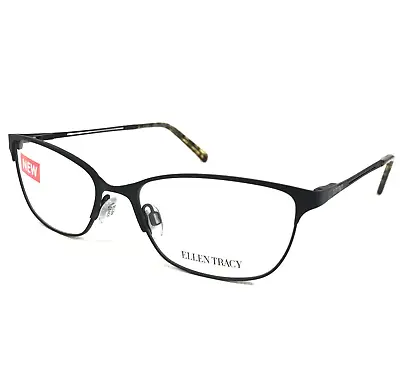 Ellen Tracy Eyeglasses Frames SLOVENIA BLACK Cat Eye Full Rim 51-16-135 • $59.99