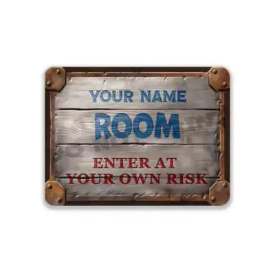 Personalized Boys Room Sign Bedroom Door Kids Childs Gift Any Name Custom 9x12 • $24.99