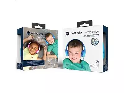 Motorola MOTO JR200 Kids' Over-ear Headphones - Blue • $19.99