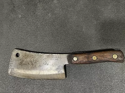 Vintage Briddell Meat Cleaver Butcher Knife 14  Long 8  Blade Heavy+thick • $49.99