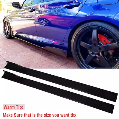 78.7'' Car Side Skirt Extension Splitter Rocker Panels Lip For Nissan 350Z 370Z • $89.11