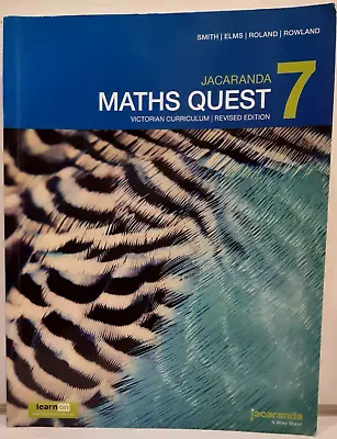 Jacaranda Maths Quest 7 - Victorian Curriculum / Revised Edition • $37.95