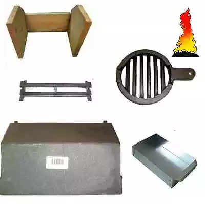 Clay Fire Bricks Baffle Plate Ashpan Grate & Front Bar  For A Morso Squirrel  • $153.49