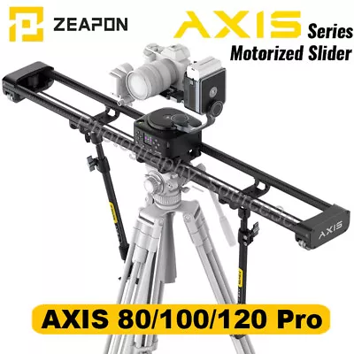 Zeapon AXIS 80 100 120 Pro Multi-axis Motorized Slider Pan Head For DSLR Cameras • $895