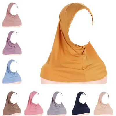 Muslim Women One Piece Amira Prayer Hijab Turban Instant Shawl Wrap Headscarf • $4.91