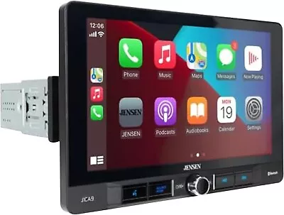 NEW Jensen J1CA9 9  Large Touchscreen LCD 1-DIN W/ Apple Carplay Android Auto • $299.99