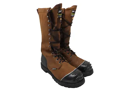 Matterhorn Men's 16  Tailings Ins. Metguard Mining Boots MT716 Brown Leather 12W • $262.49