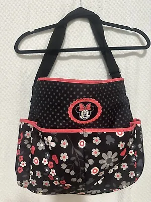 Disney Mickey Mouse Large Diaper Bag Carry Tote Preowned • $15