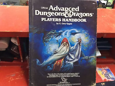 Official Advanced Dungeons Dragons Players Handbook 1978 TSR 6th Printing AD&D • $44.99