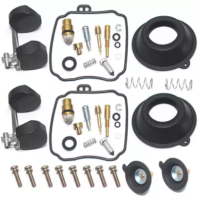 $15.66 • Buy For Yamaha XVS650 98-2015 V-STAR XVS 650 Carburetor Repair Kit Rebuild Diaphragm