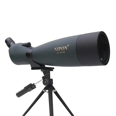 NIPON 25-125x92 Powerful Zoom Spotting Scope. Wildlife Nature And Stargazing • £149.90