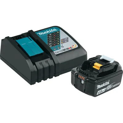 Makita 18V LXT 4 Ah Li-Ion Battery (1-Pc) & Rapid Charger Kit BL1840BDC1 New • $137.21