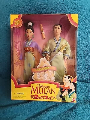 1997 Mattel Disney Mulan & Shang Doll Hearts Of Honor Gift Set NRFB #19019 • $18