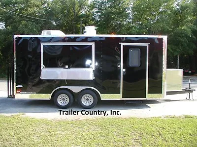 NEW 8.5x18 8.5 X 18 Enclosed Concession Food Vending BBQ Trailer • $27995