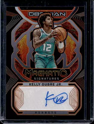 2022-23 Obsidian Kelly Oubre Jr Orange Electric Etch Magmatic Auto #16/35 • $0.99