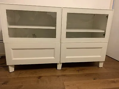 Ikea  White Tv Cabinet 120x74x42cm • £10.99